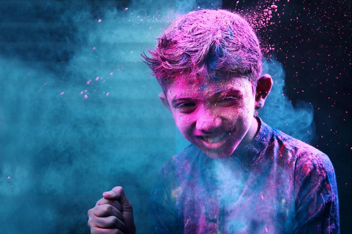Barevná grafika použitá v katalogu JETRIX LXa6 k předvedení tónových přechodů a G-Masking